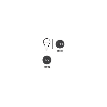 LED-pære VK Light Classic Plastic E27 ø70 20W
