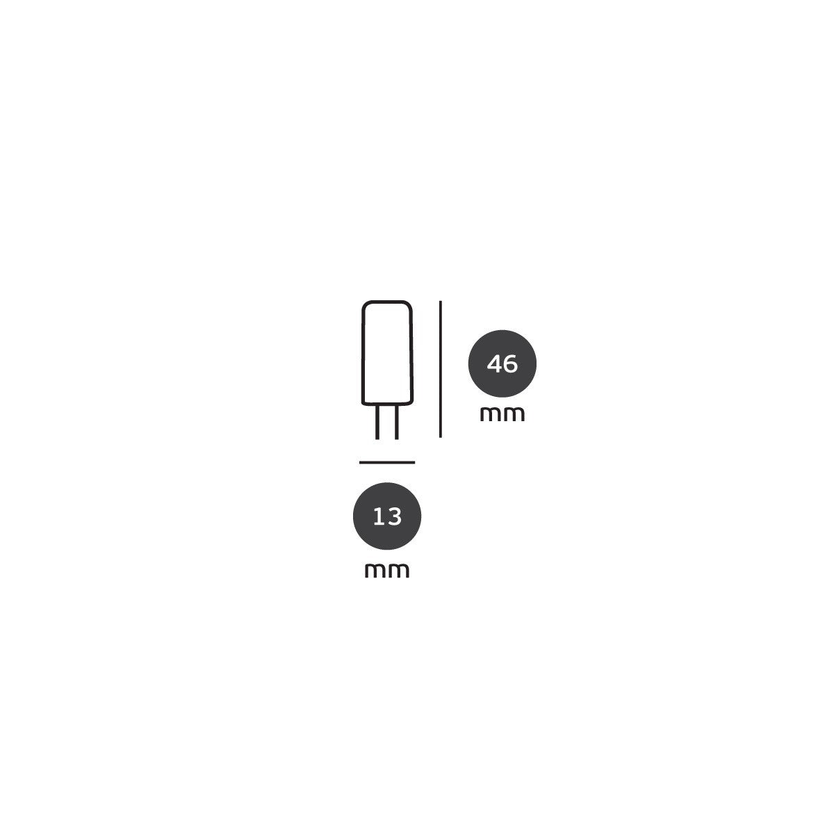 LED-pære VK Light G4 12V 3W