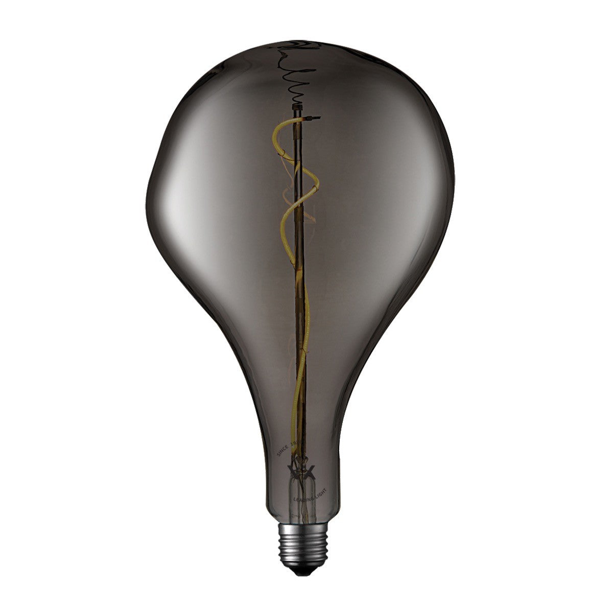LED-pære VK Light Spiral Filament Dark Grey E27 2200K 3W, dæmpbar
