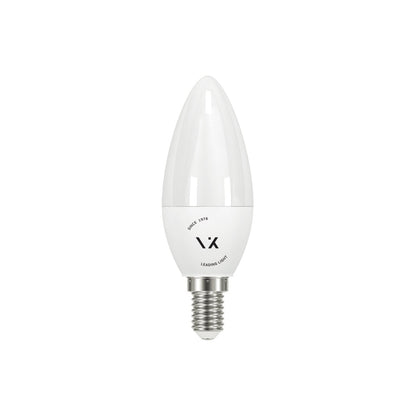 LED-pære VK Light Candle Plastic E14 9W, dæmpbar