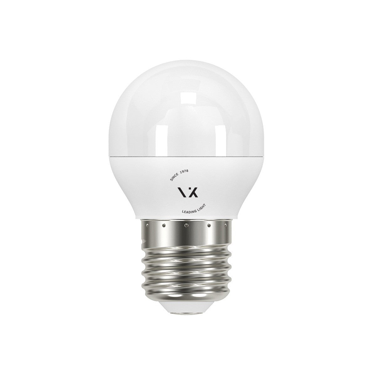LED-pære VK Light Mini Globe Plastic E27 ø45 9W 3000K/4000K/6000K, dæmpbar