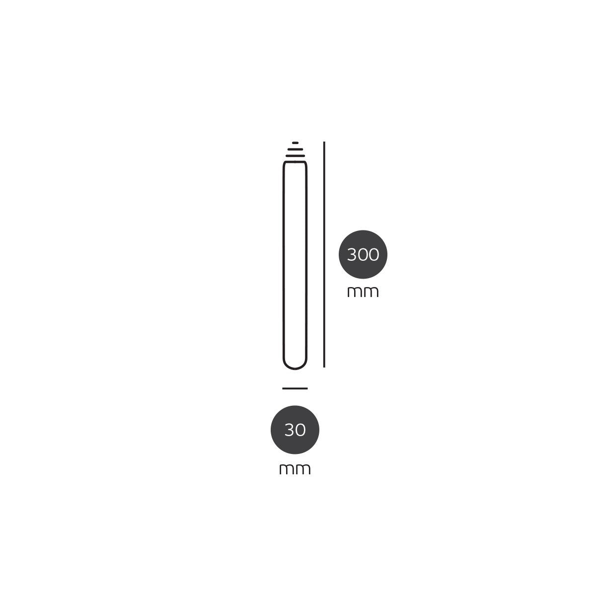 LED-pære VK Light Spiral Filament Candle E27 2700K 5W, dæmpbar
