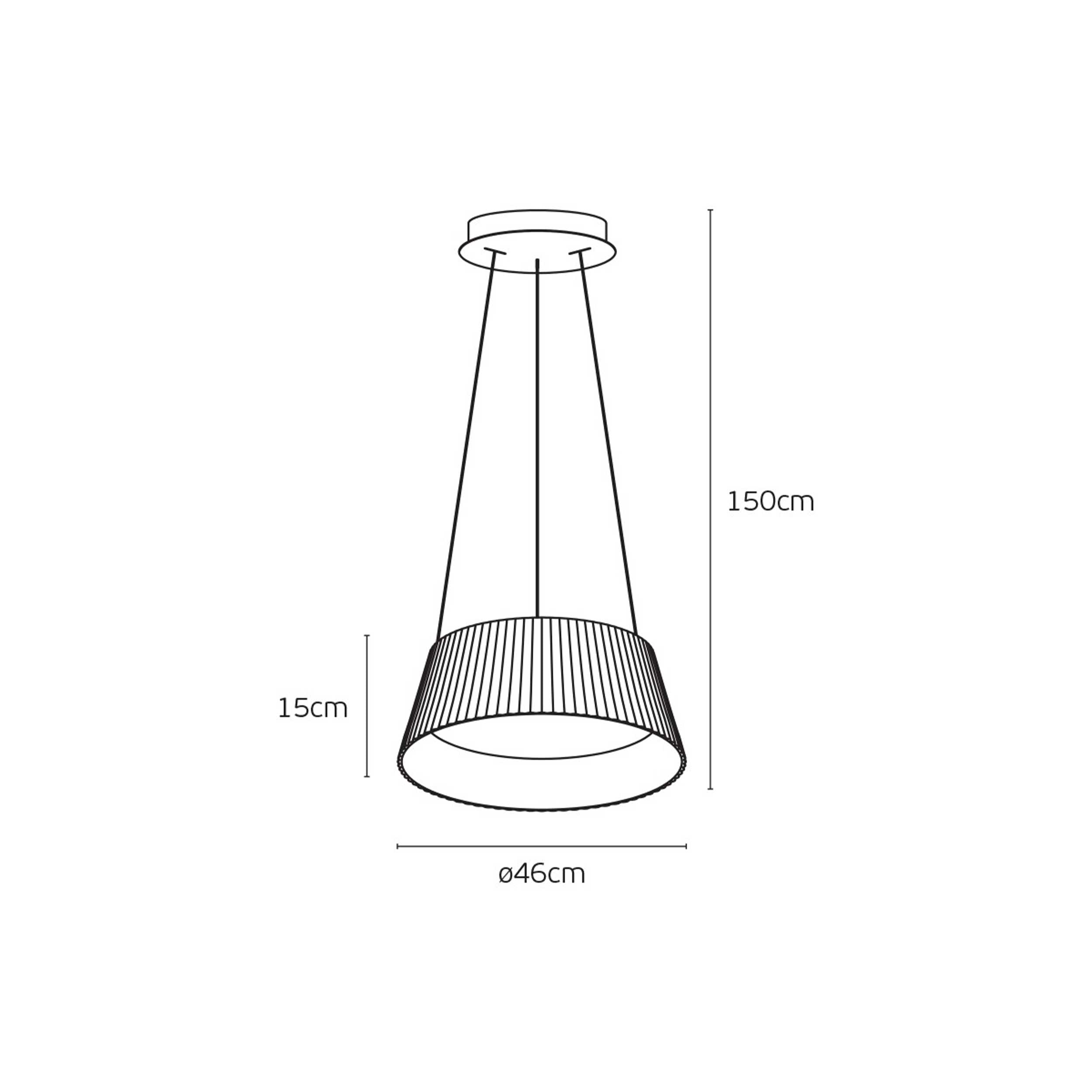 VK Light Aelia Wood LED pendel