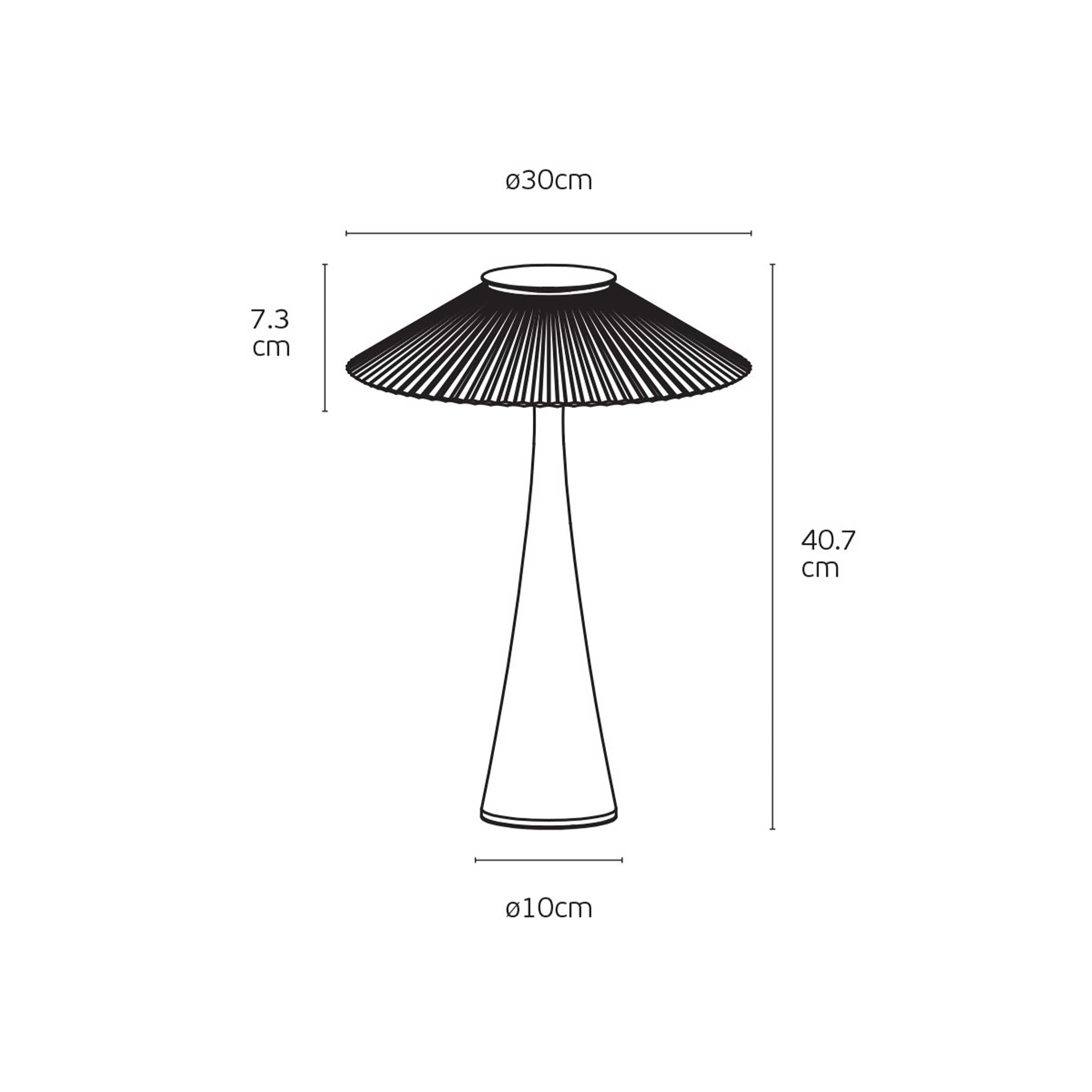 VK Light Amelie LED bordlampe