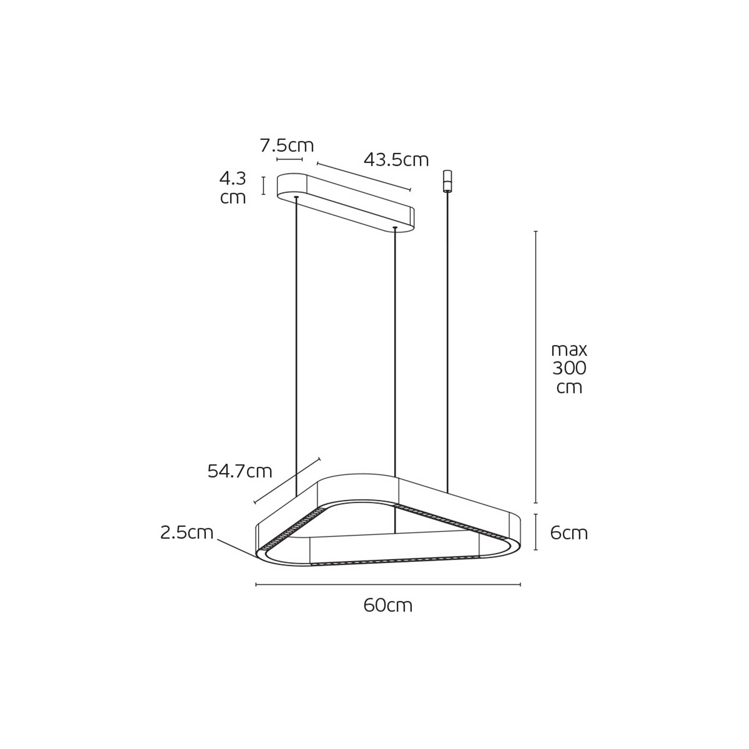 VK Light Aria LED pendel