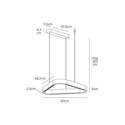 VK Light Aria LED pendel