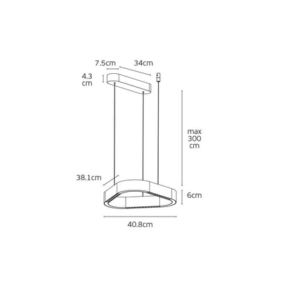 VK Light Aria LED pendel