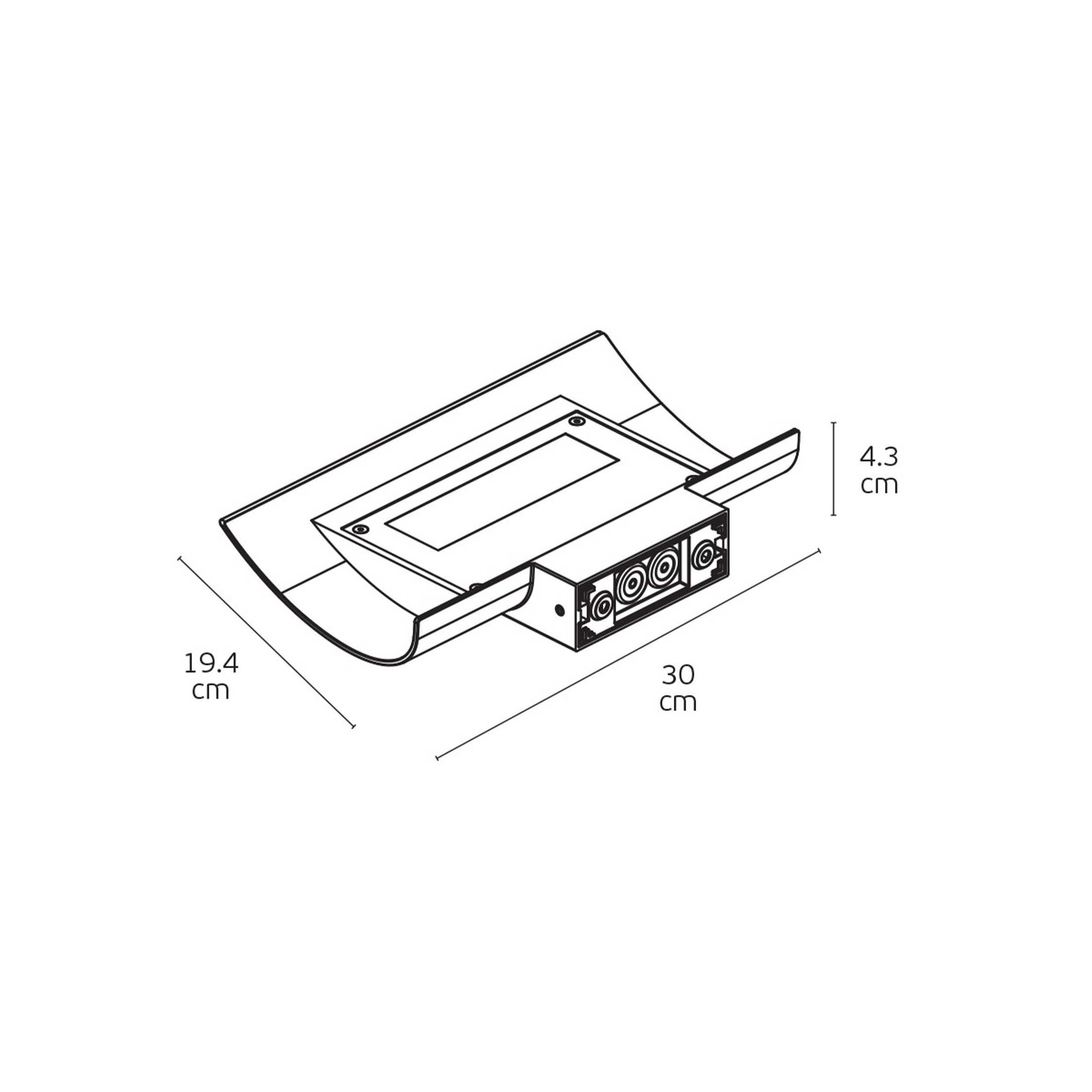 VK Light Cape LED-væglampe IP65