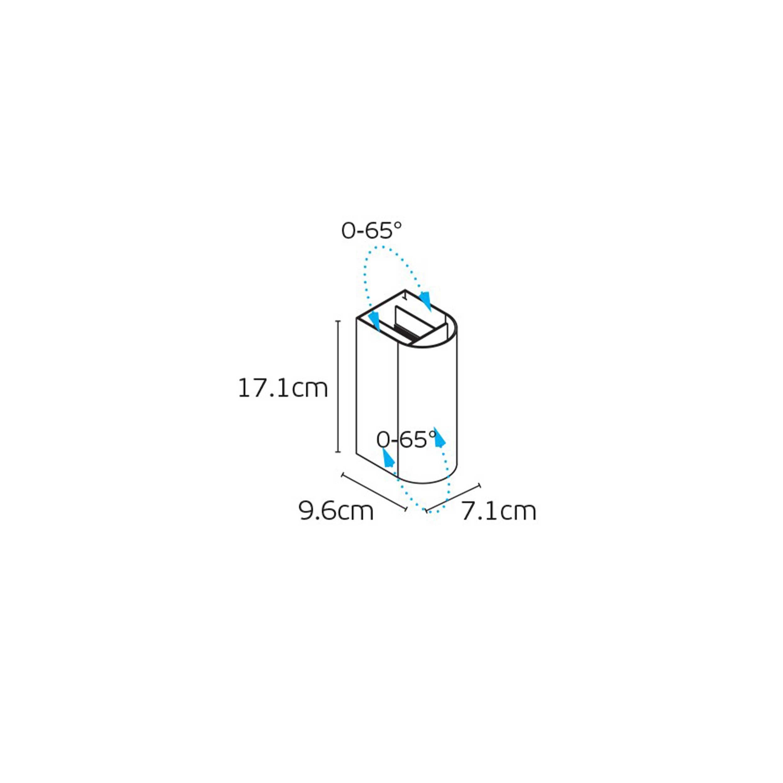 VK Light Tod LED-væglampe IP65