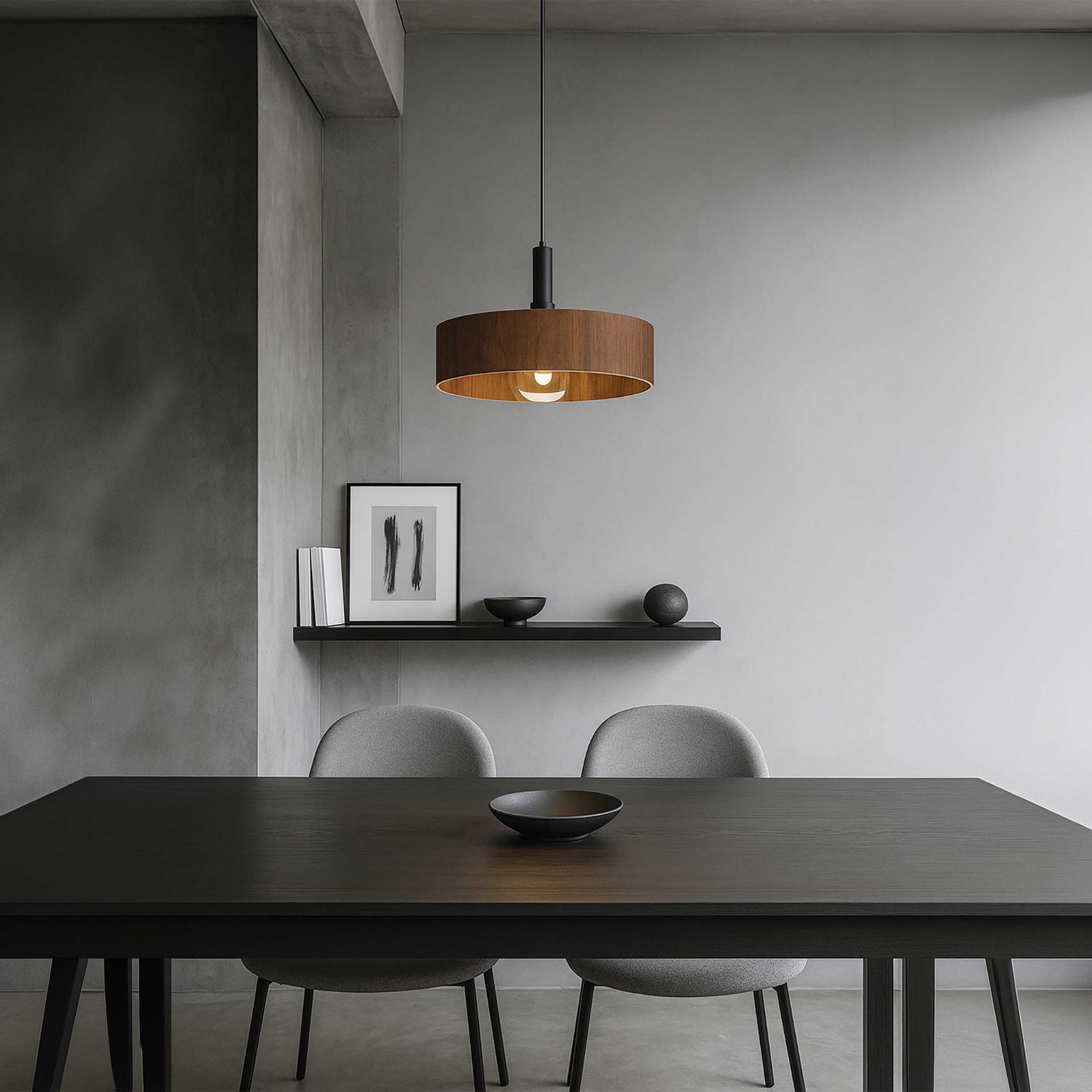 VK Light Halo E27 pendel, rund
