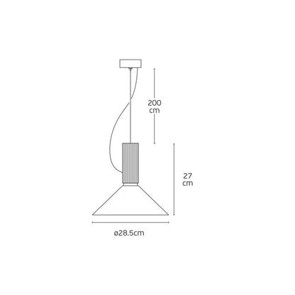 VK Light Halo E27 pendel