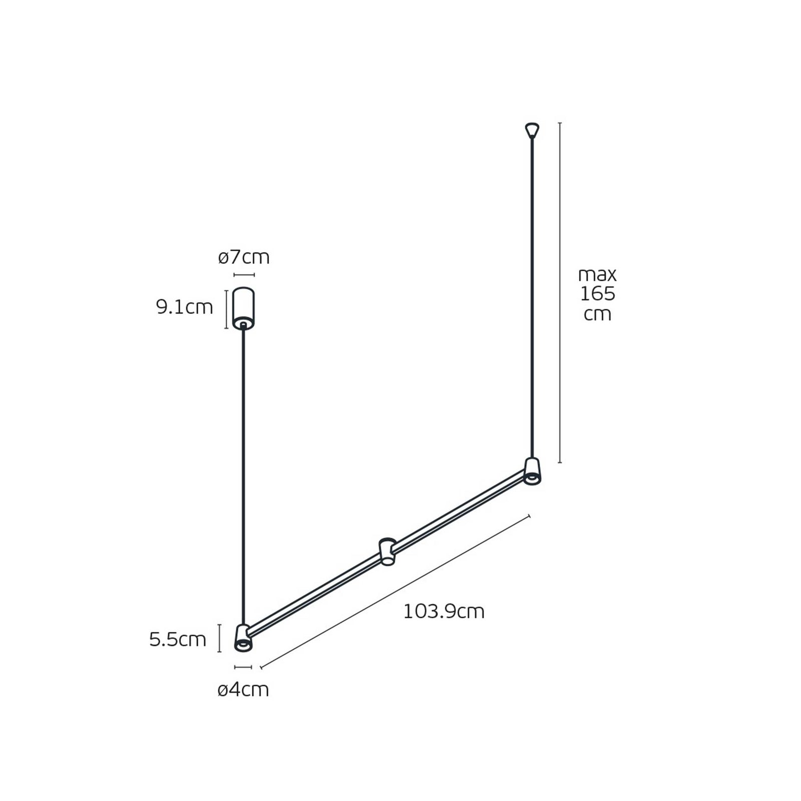 VK Light Iris LED pendel