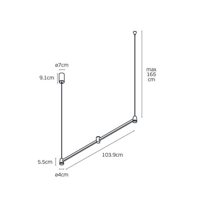 VK Light Iris LED pendel