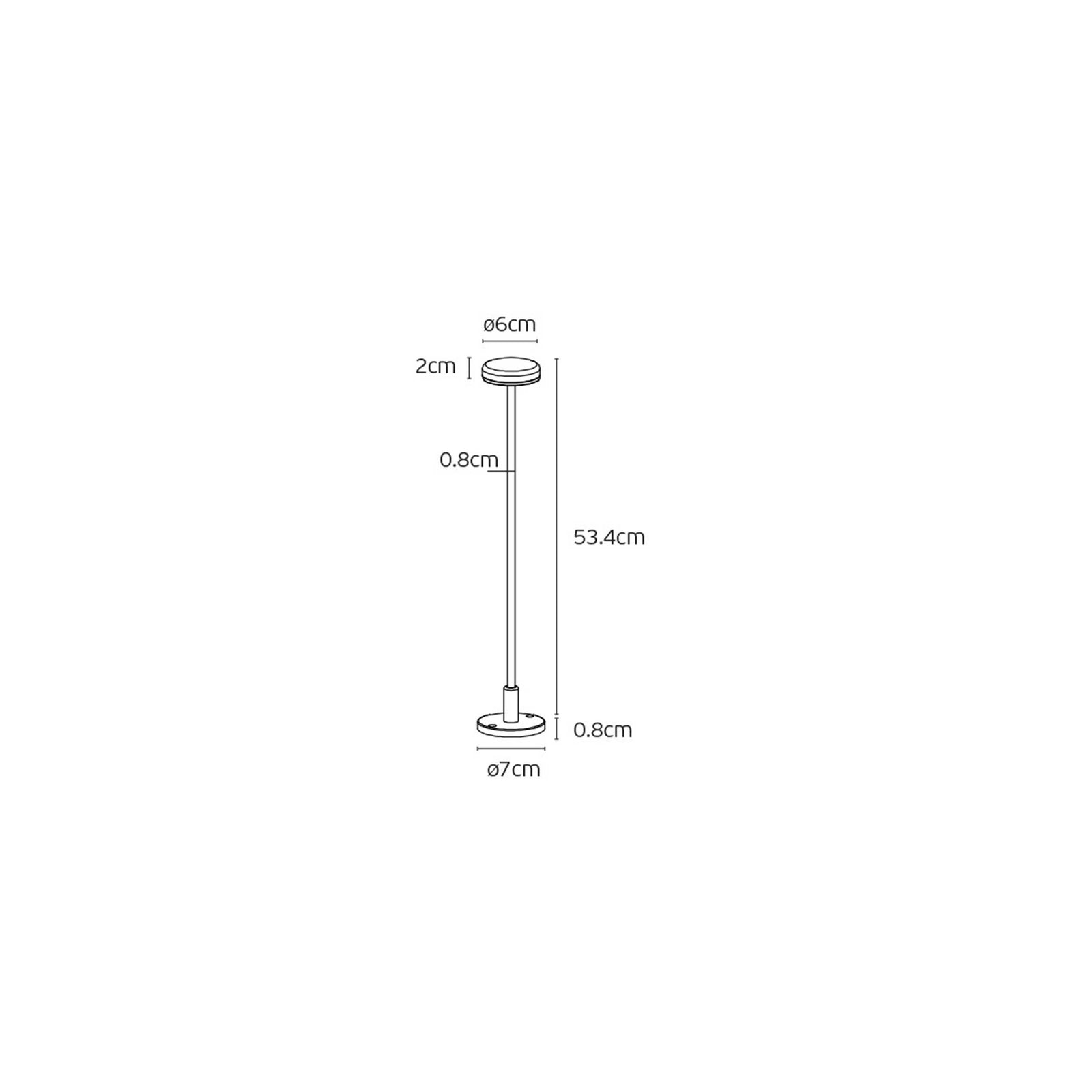 VK Light Jade LED-stolpelampe IP65