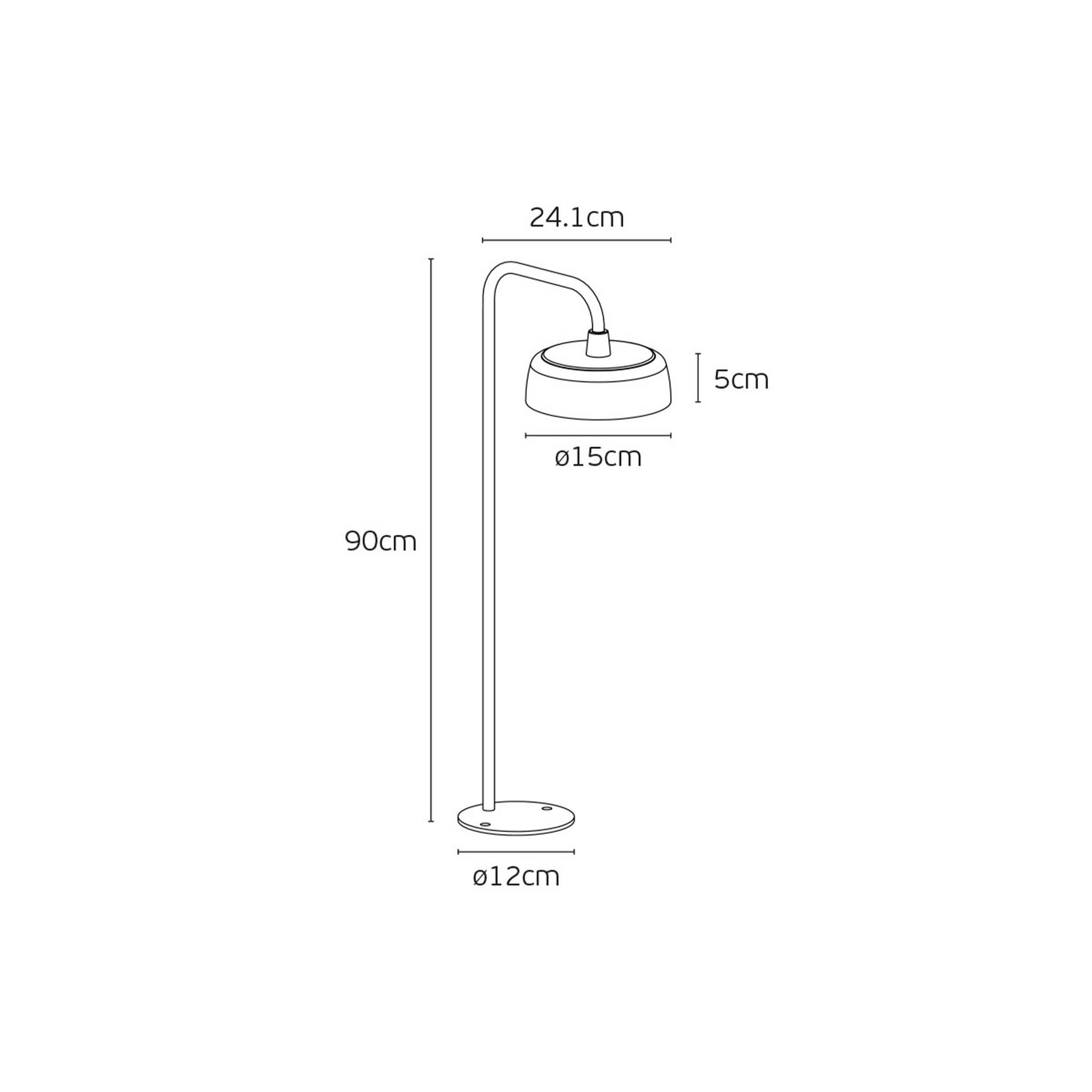 VK Light Jade LED-gulvlampe IP65
