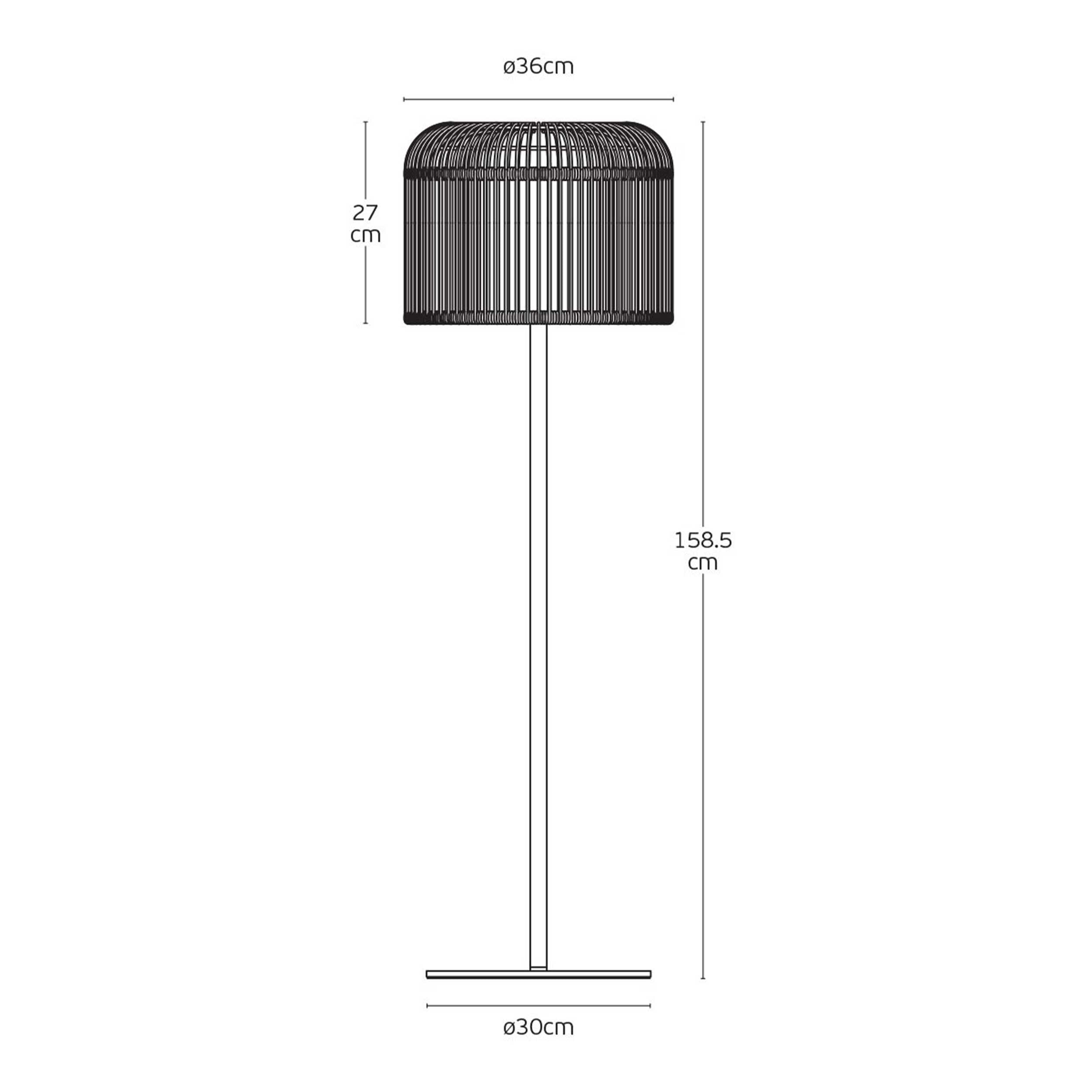 VK Light Keli E27 udendørs standerlampe IP44