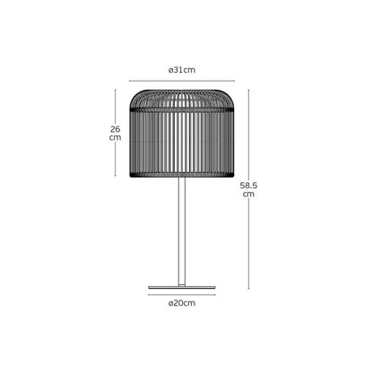 VK Light Keli E27 udendørs standerlampe IP44