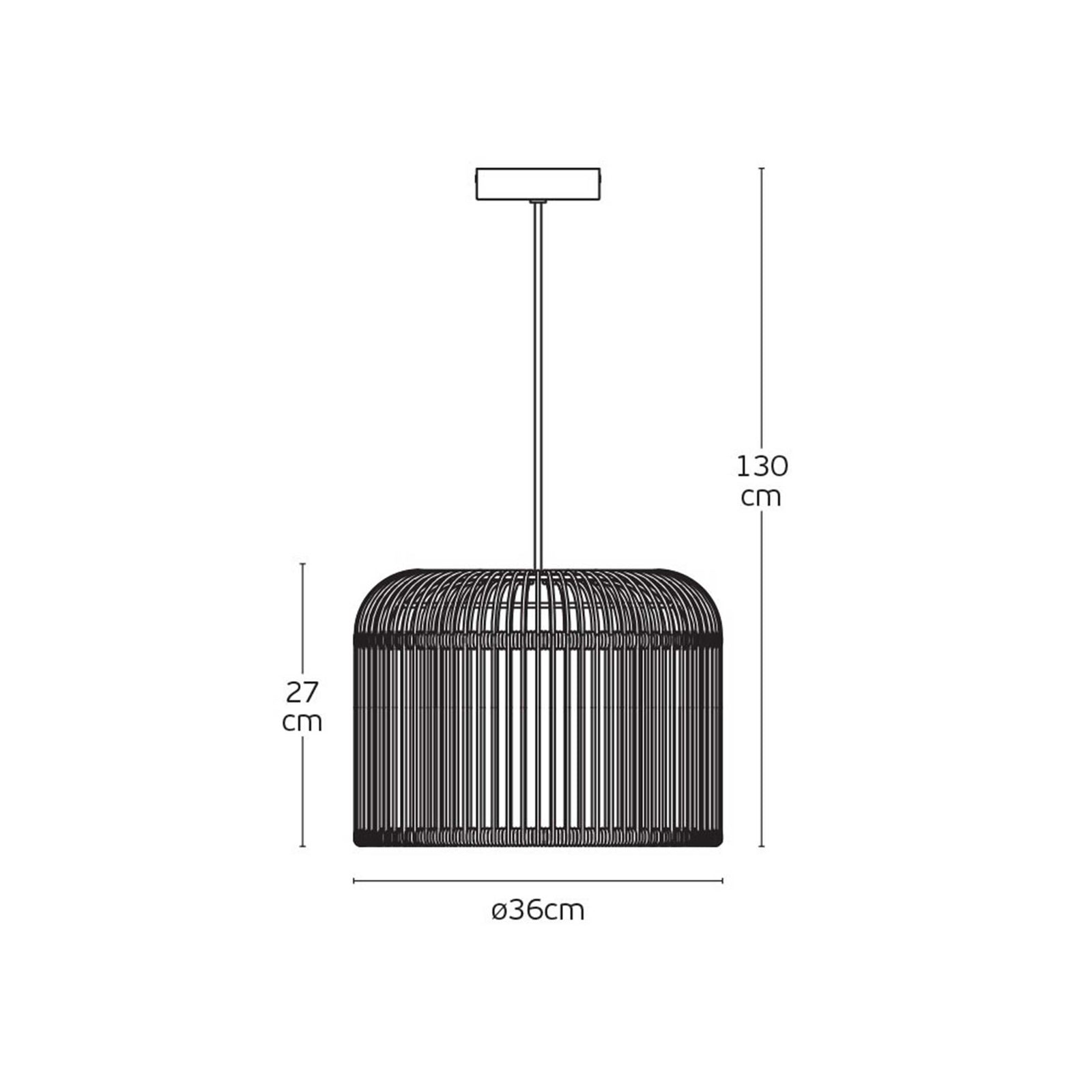 VK Light Keli E27 udendørs pendel IP44