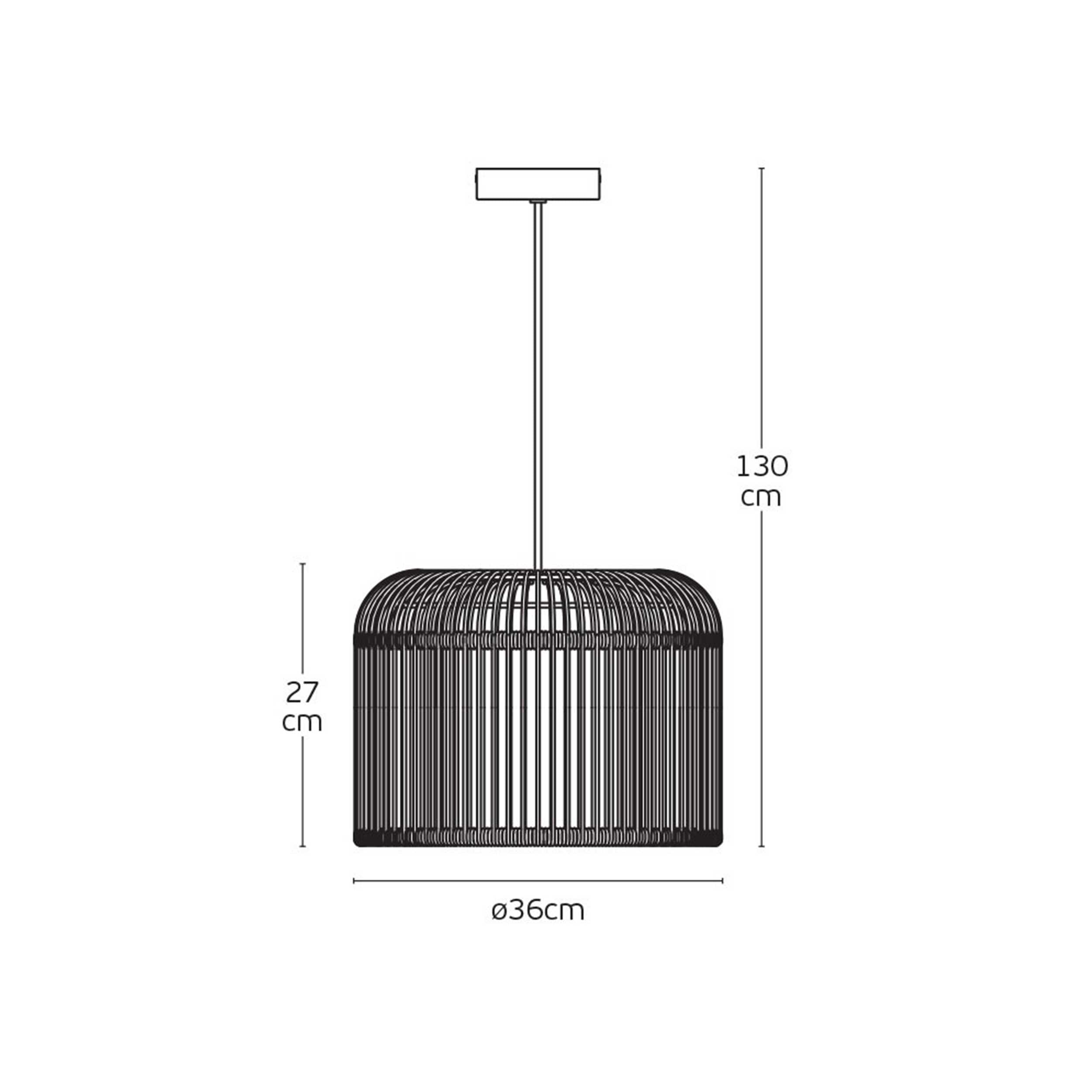 VK Light Keli E27 udendørs pendel IP44