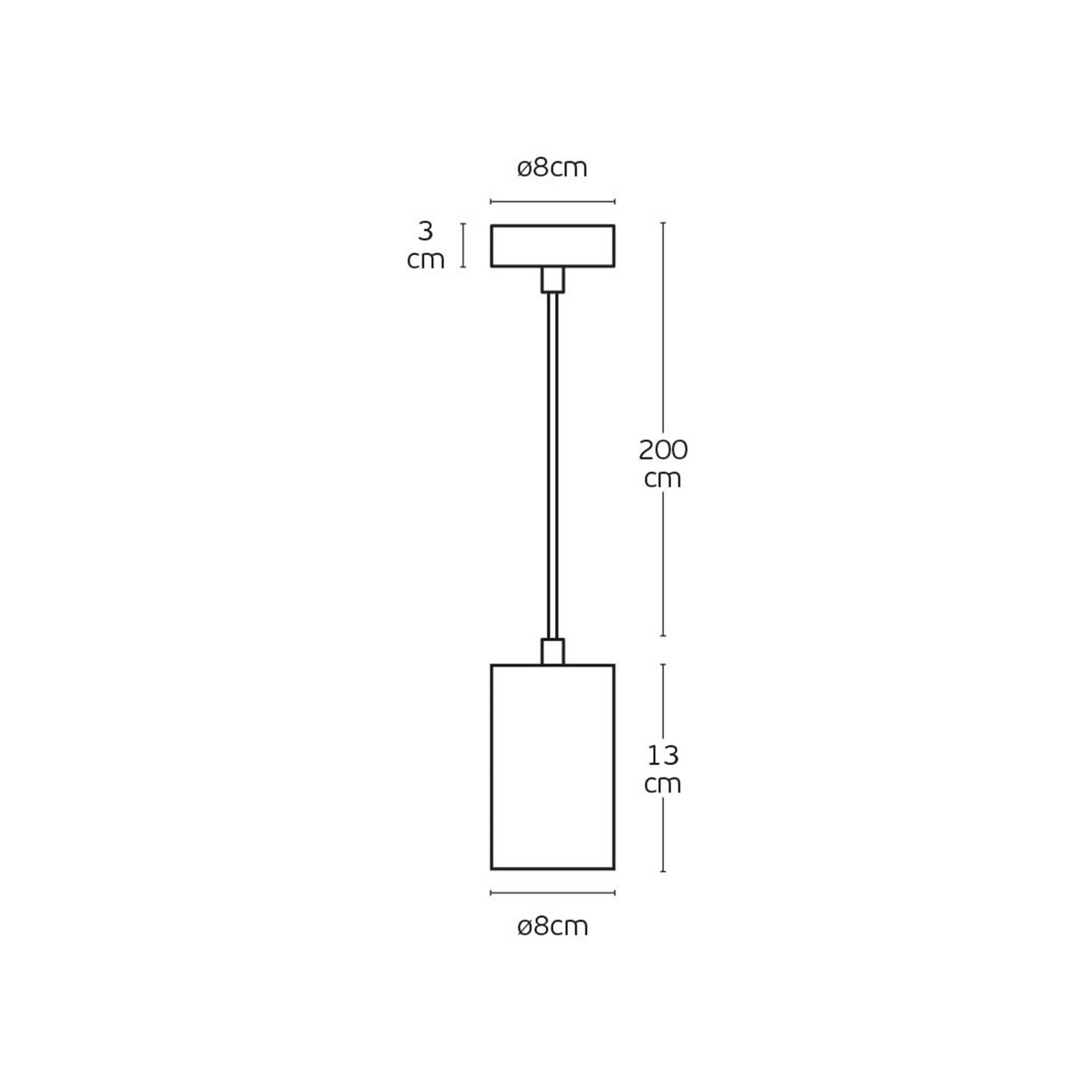 VK Light Ada GU10 pendel, cylindrisk