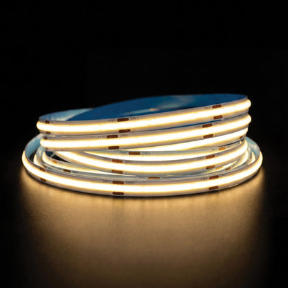 LED COB-bånd 24 V, CRI 90, IP65, 3000 K, dæmpbar (5 m)