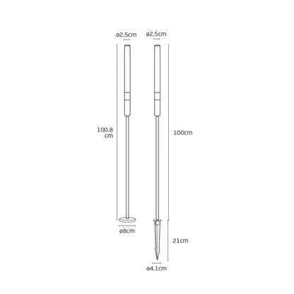 VK Light Mim LED-søjlelampe IP65