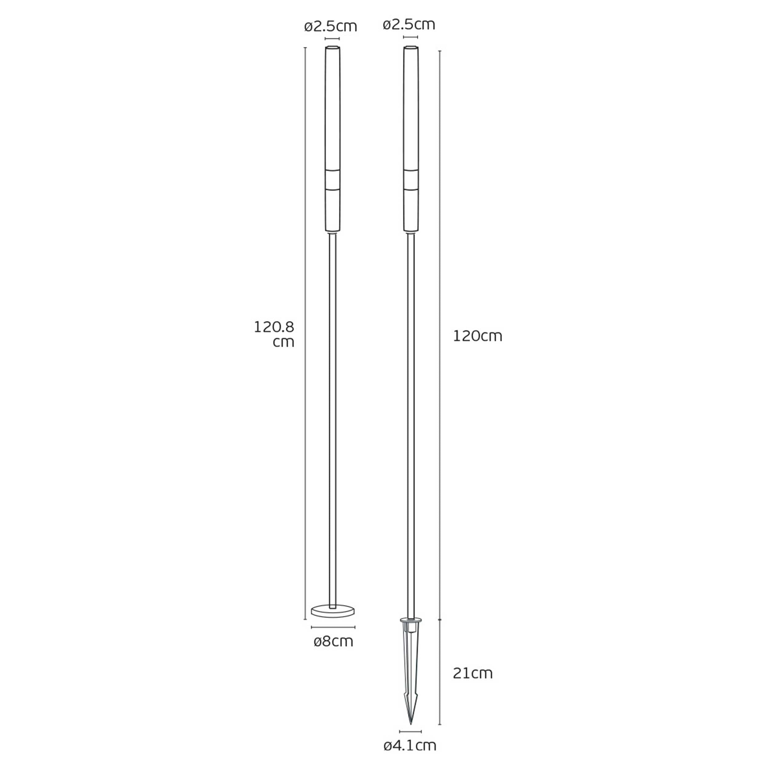 VK Light Mim LED-søjlelampe IP65