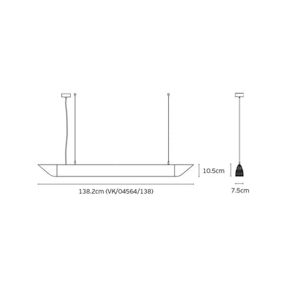 VK Light Mute Slim LED akustisk pendellampe