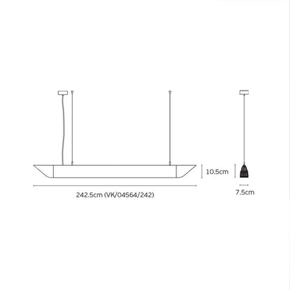 VK Light Mute Slim LED akustisk pendellampe