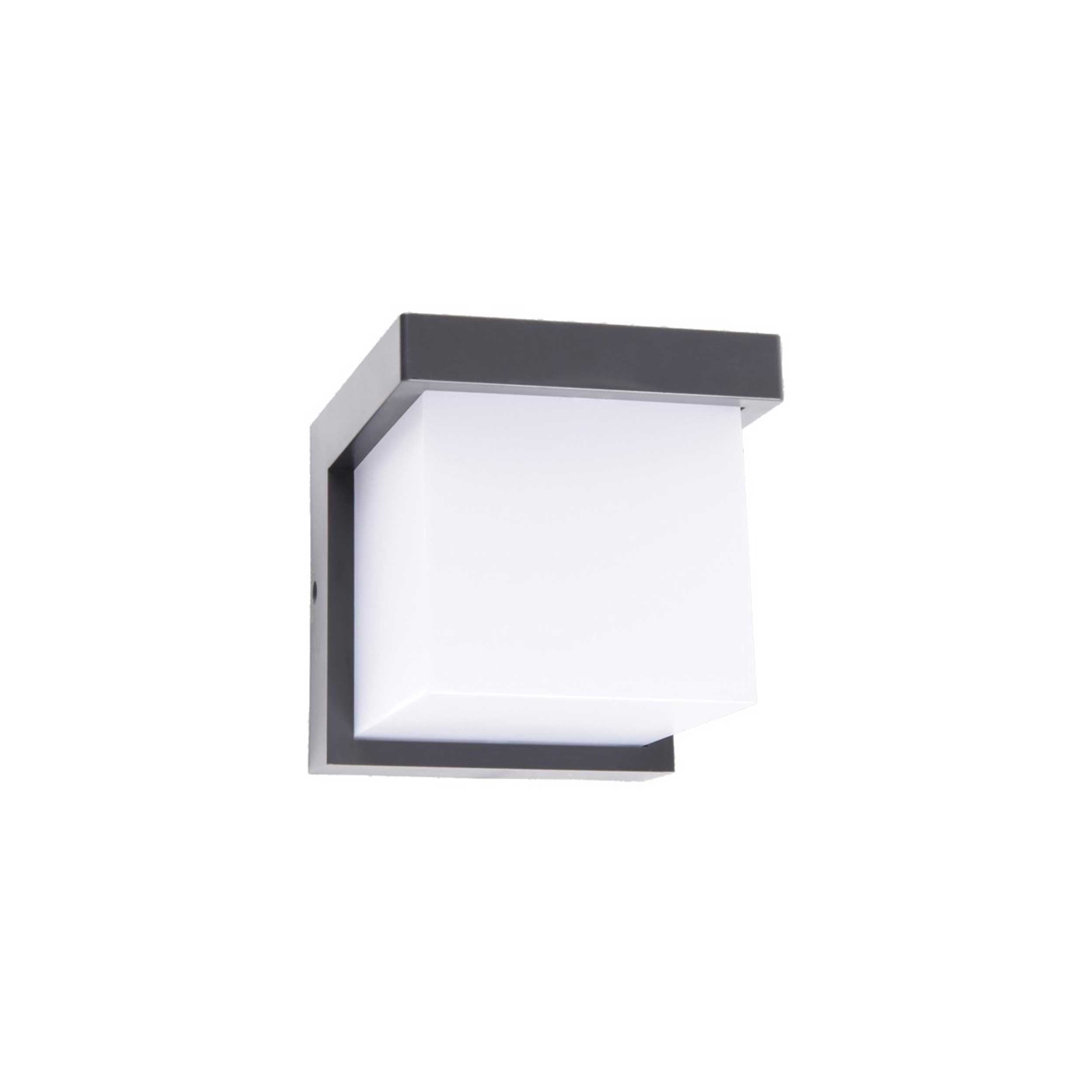 VK Light Neon LED-væglampe IP65, firkantet