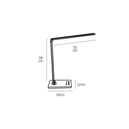 VK Light Nia Square LED bordlampe, dæmpbar, 3CCT