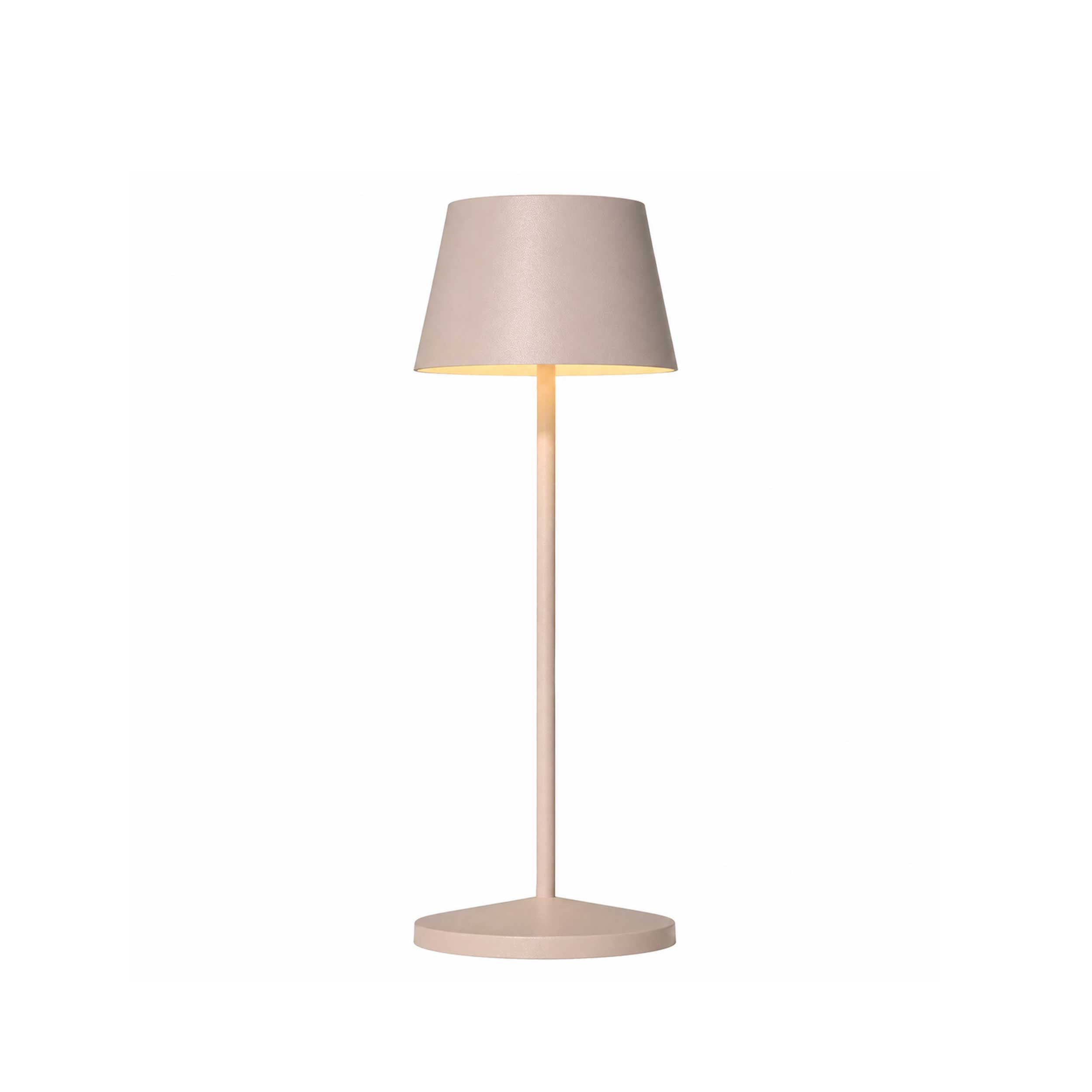 VK Light Opos LED bordlampe, bærbar, IP65, rund