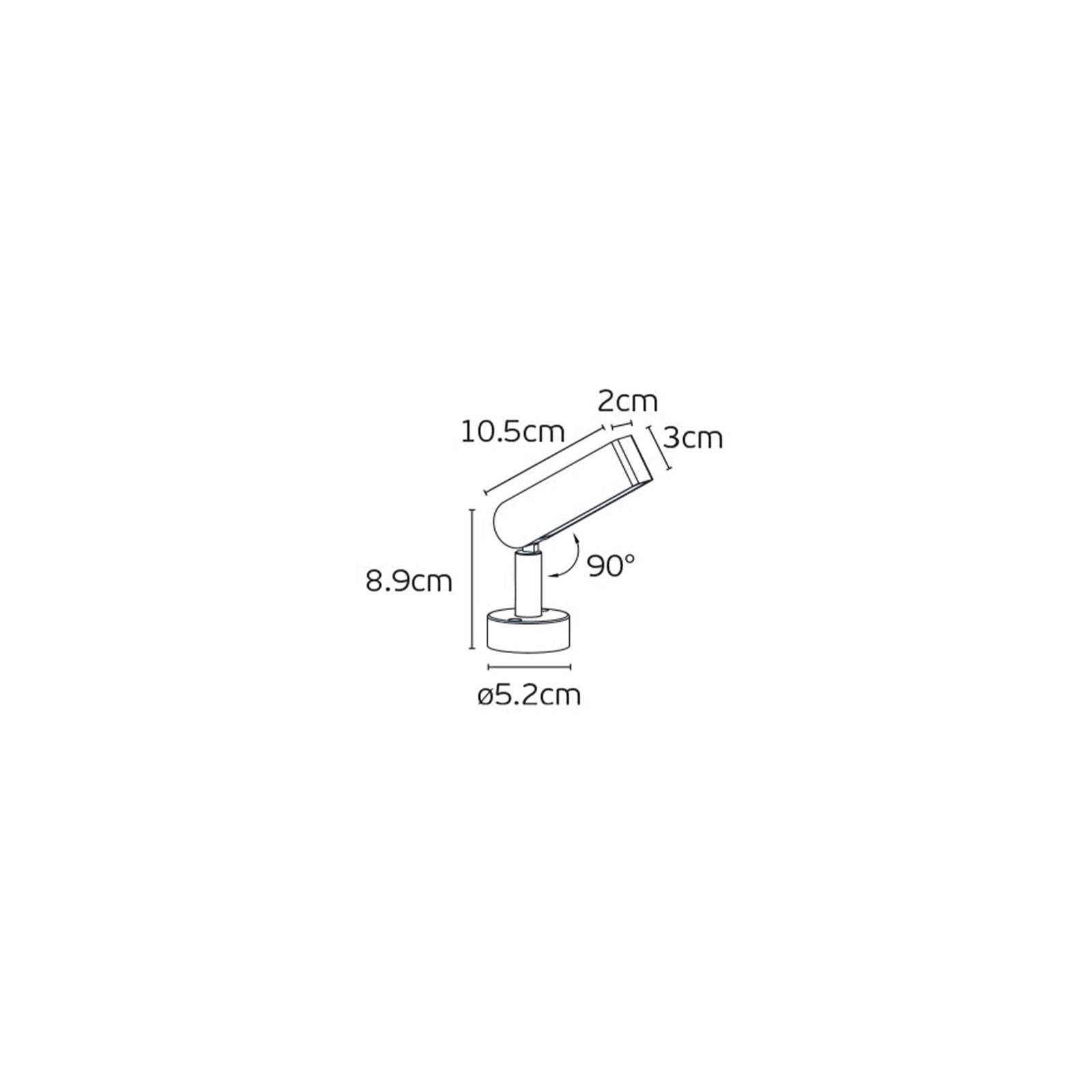 VK Light Robi LED-stolpelampe IP65