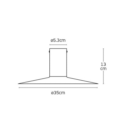 VK Light Timo L GU10 loftslampe