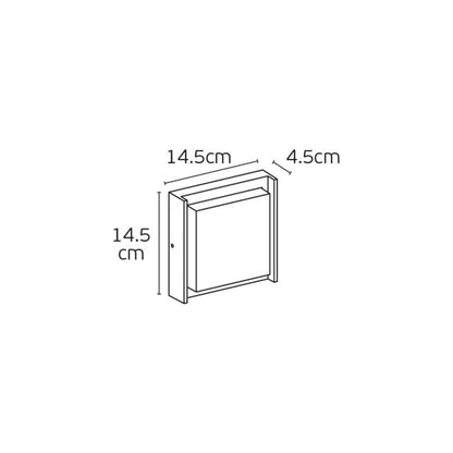 VK Light Tod LED-væglampe IP65