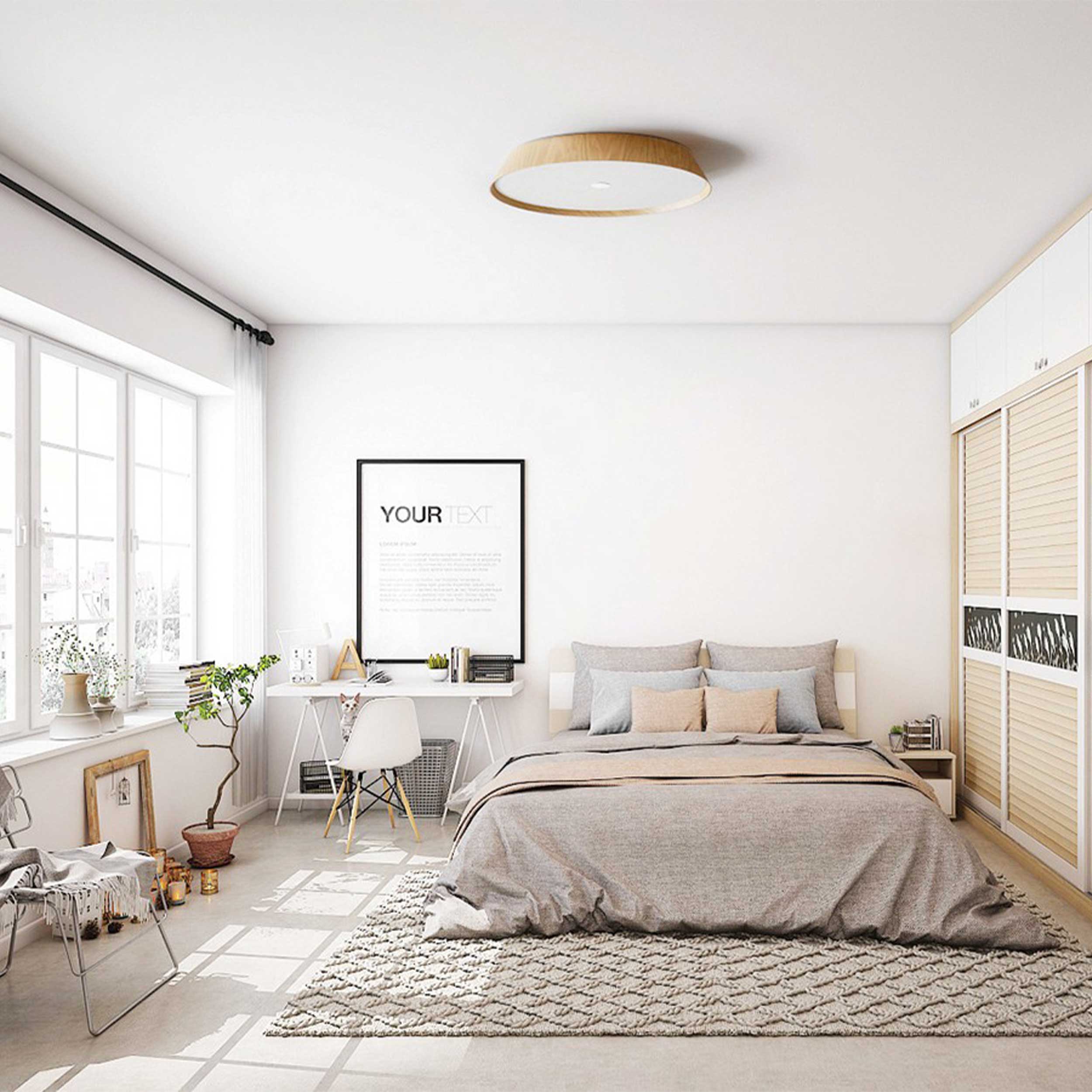 VK Light Woody LED loftslampe i træ