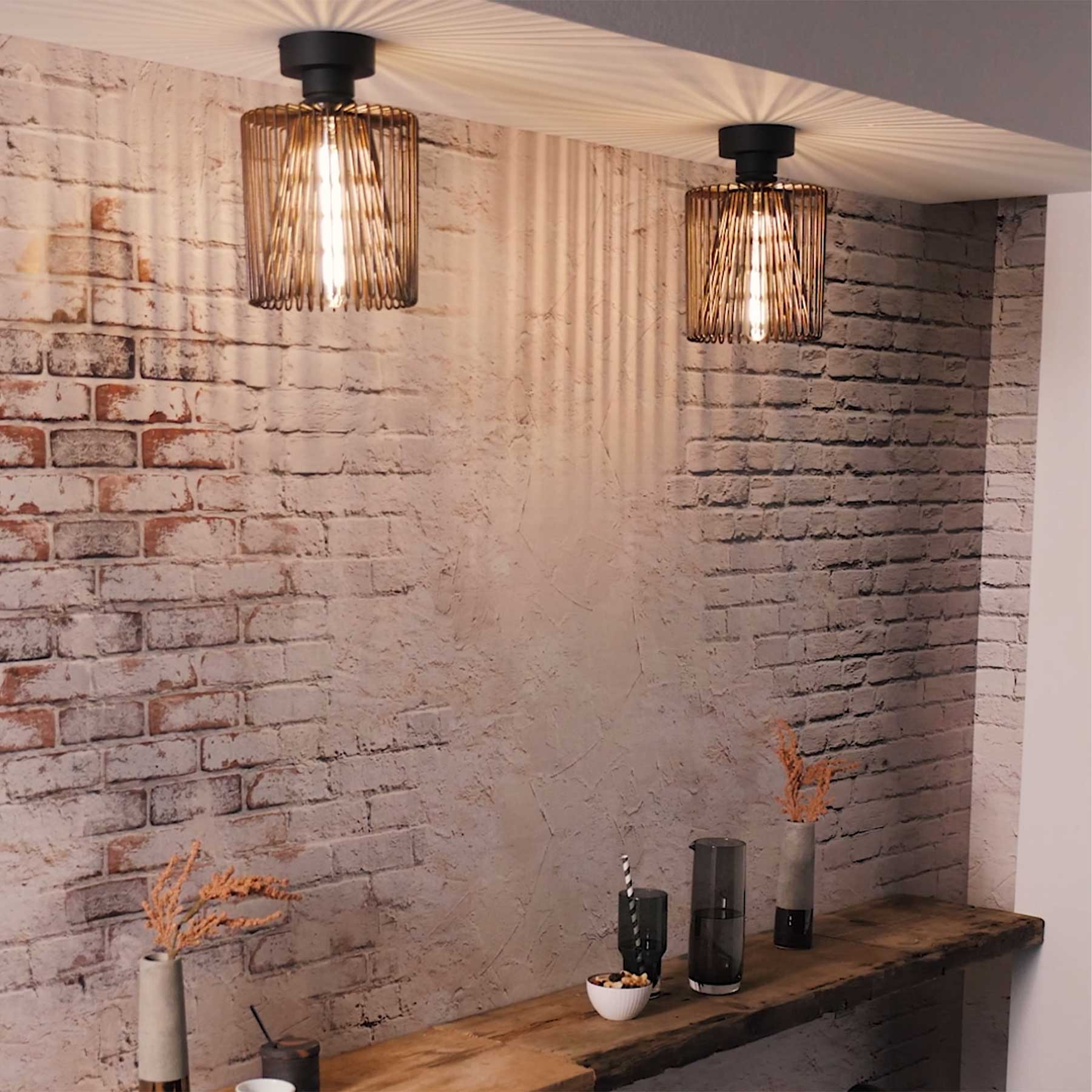 Wever and Ducré Wiro přisazené stropní svítidlo