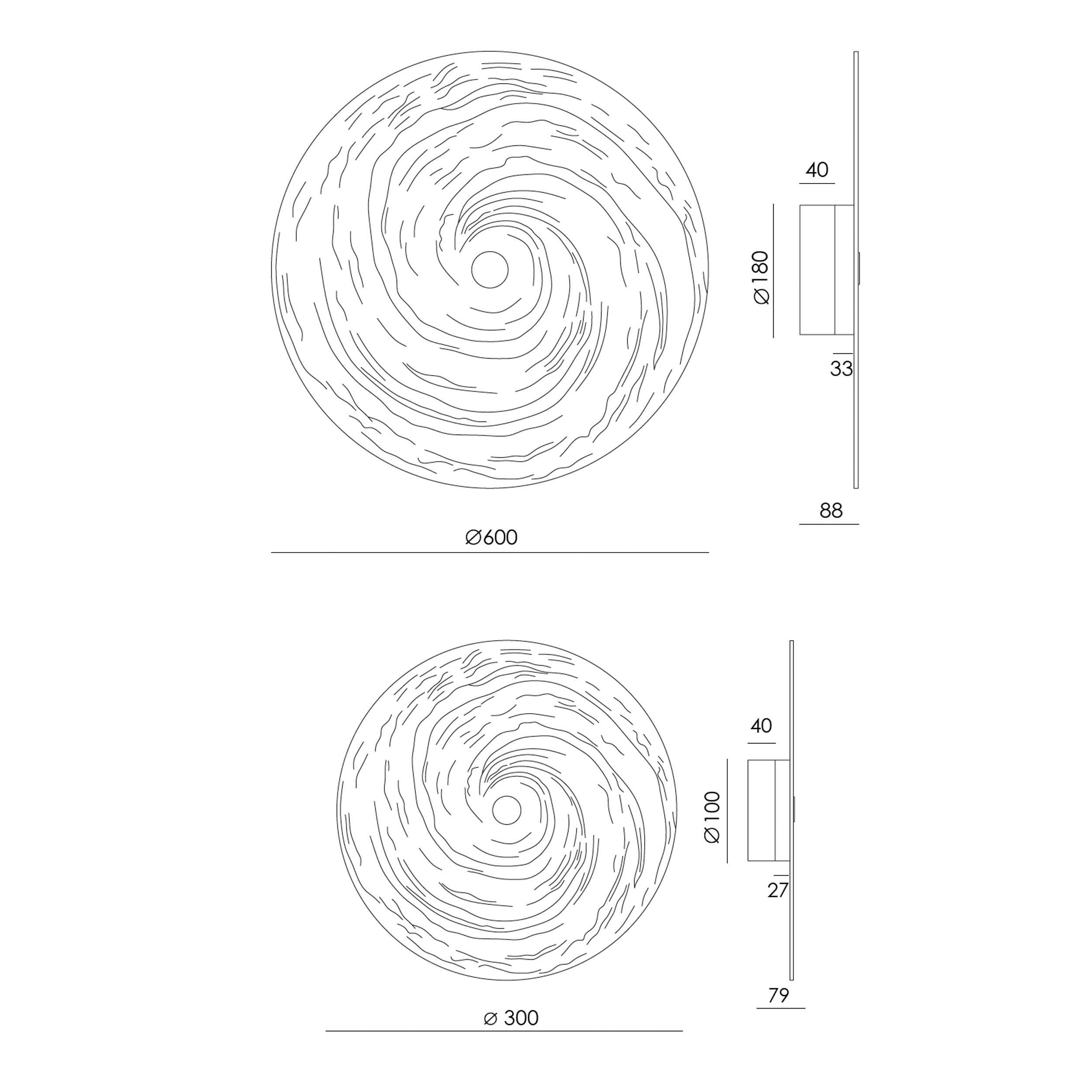 Aromas Lida Round LED-vægarmatur