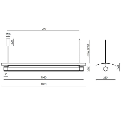 Aromas Tasta LED pendel