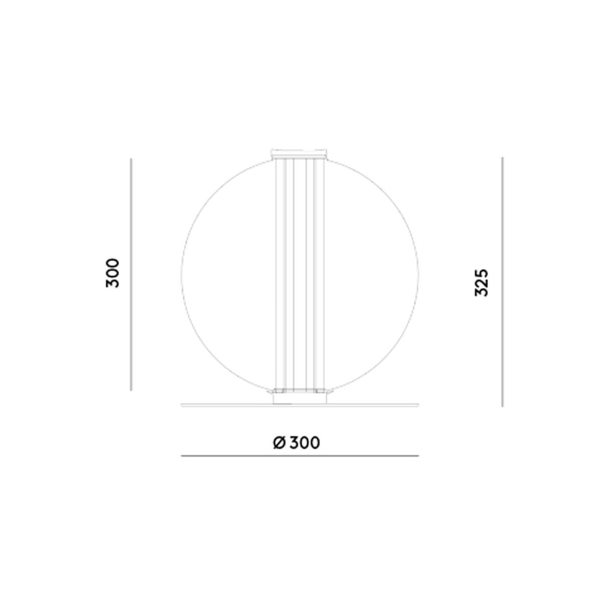 Aromas Ludo LED bordlampe