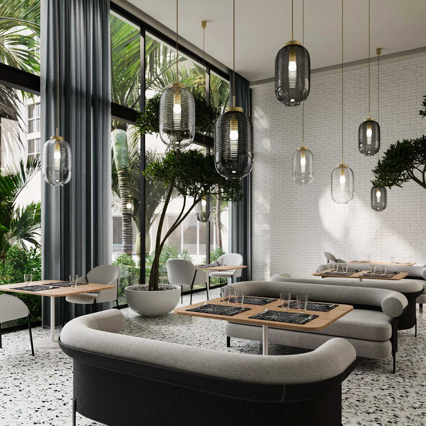 Bomma Lantern E27 skleněné závěsné svítidlo