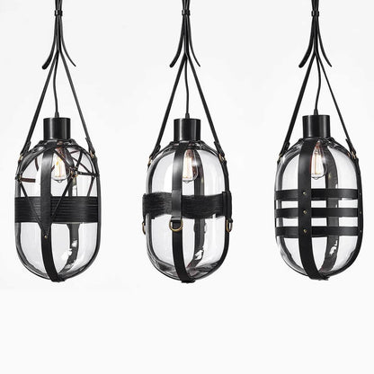 Bomma Tied-up romance E27 skleněné závěsné svítidlo