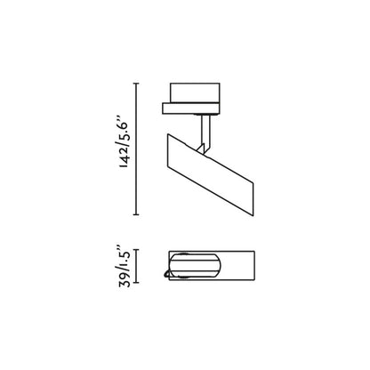 Faro Leo LED stropní svítidlo do 3F lišty