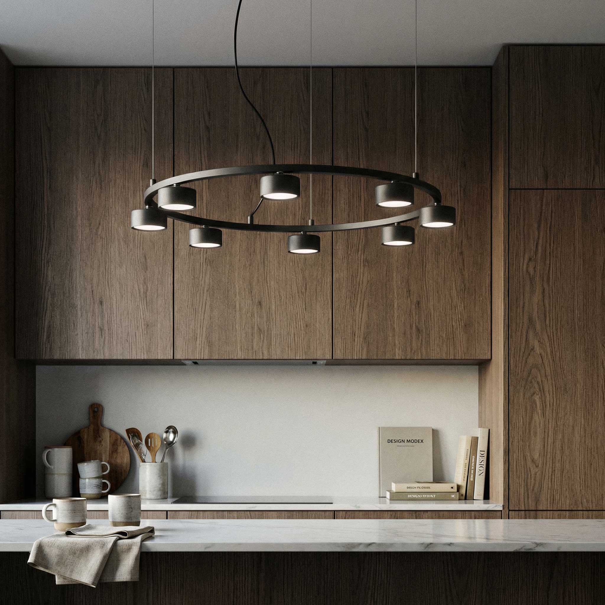 Ideal lux Minor GX53 rund pendelarmatur