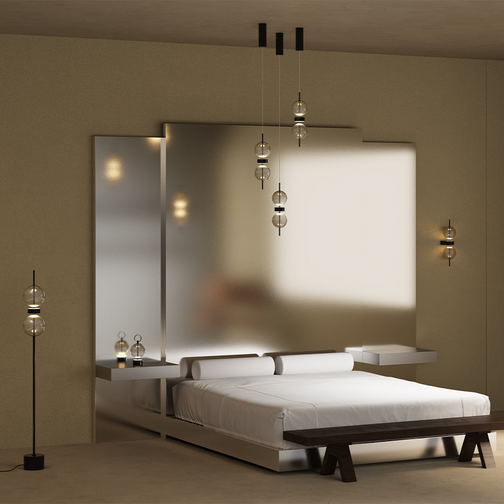 Maytoni Double Moon LED bærbar bordlampe