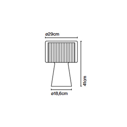 Marset Mercer E27 bordlampe