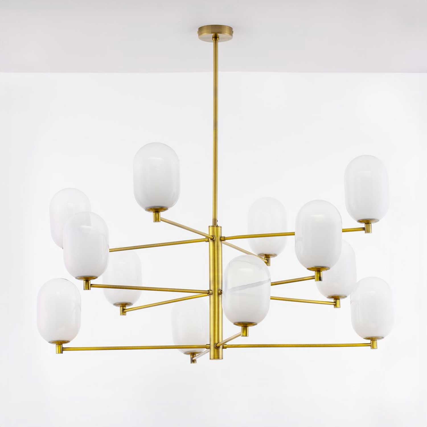 Nova Luce Balor G9 skleněný závěsný lustr