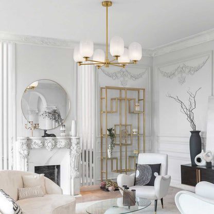 Nova Luce Balor G9 skleněný závěsný lustr