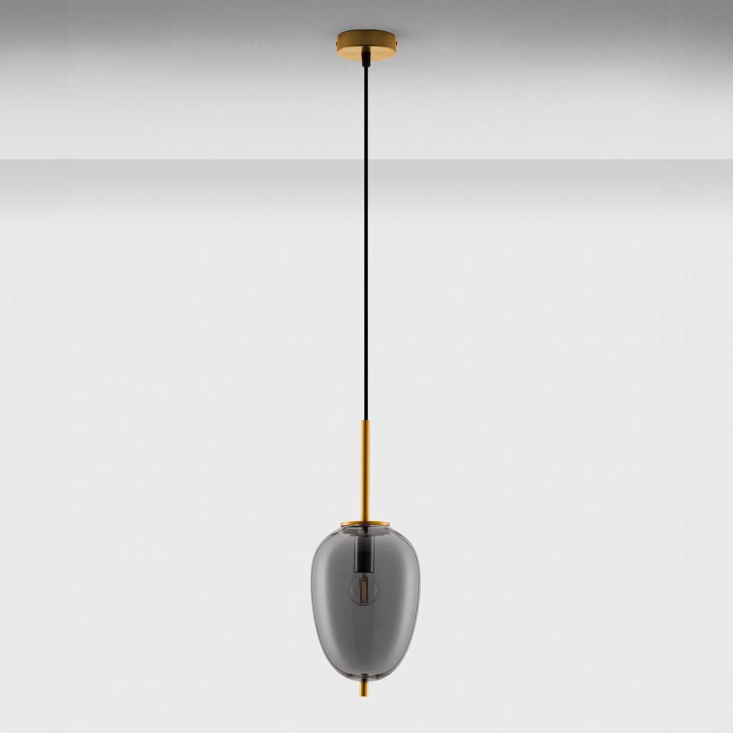 Nova Luce Lato E14 skleněné závěsné svítidlo