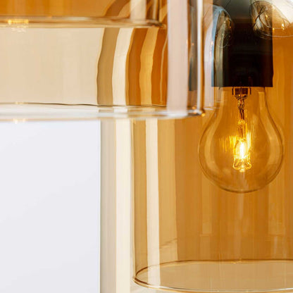 Nova Luce Velor trio E27 skleněné závěsné svítidlo